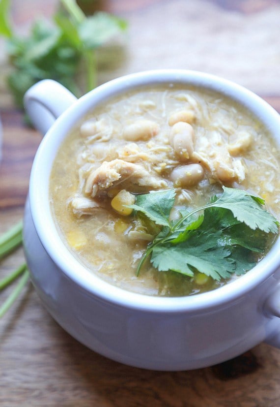 Salsa Verde White Chicken Chili