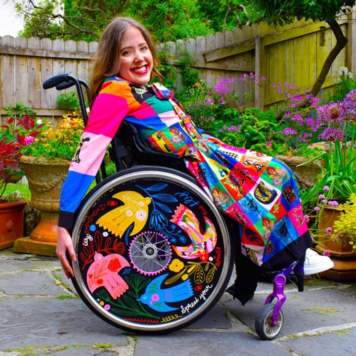 Carolyn Gavin Wheelchair Cover