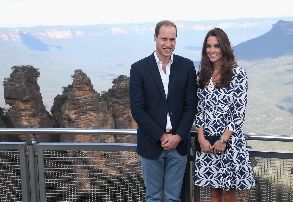 This picturesque moment in front of the Blue Mountains.