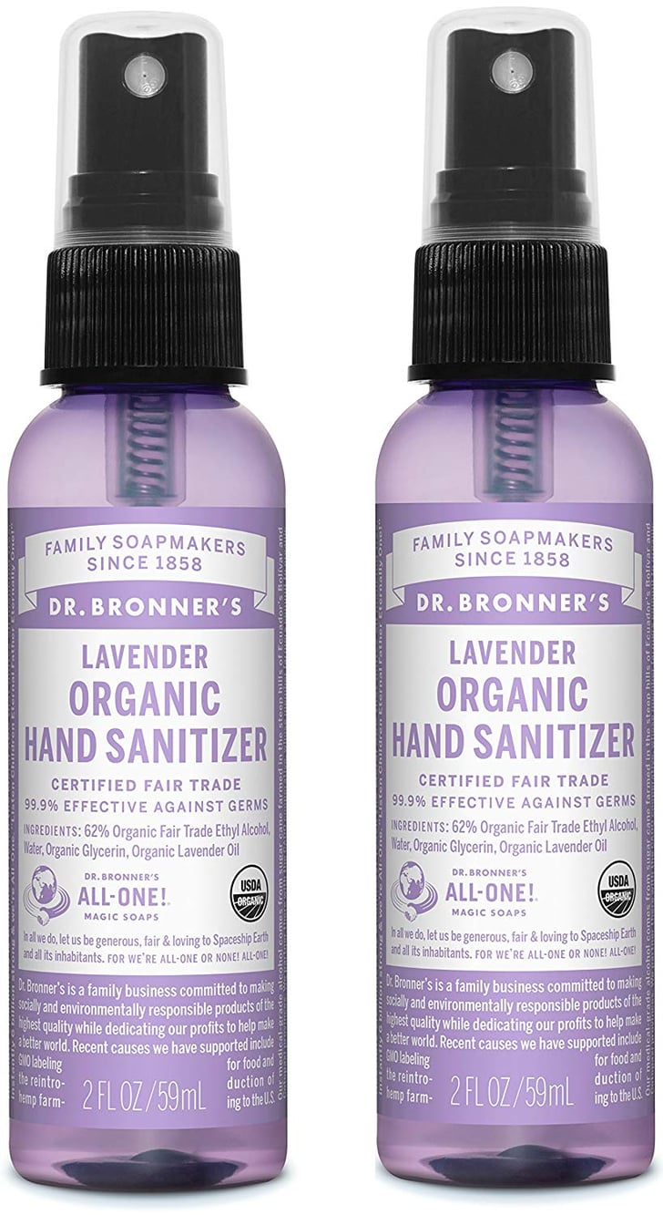 Dr. Bronner's Organic Lavender Hand Sanitizer Hand Sanitizers That