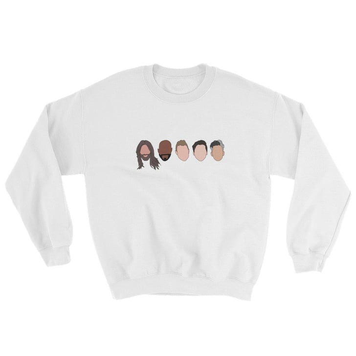 Fab Five Portrait Sweatshirt | Gifts For Queer Eye Fans | POPSUGAR ...