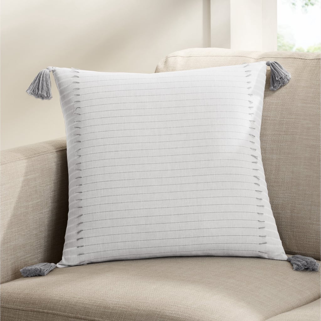 Gap Home Clipped Stripe Decorative Square Throw Pillow