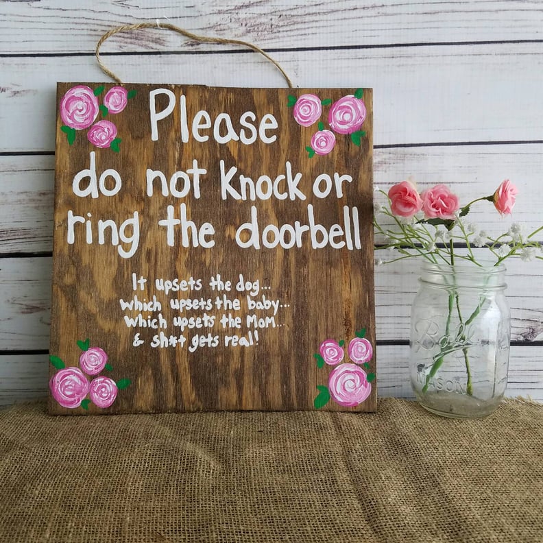 Doorbell Nap Sign