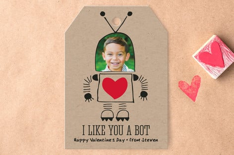 Personalized Valentine's Day Cards and Stickers