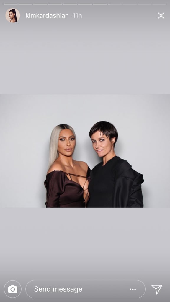 Kim Kardashian Black Dress at Ellen DeGeneres Birthday Party