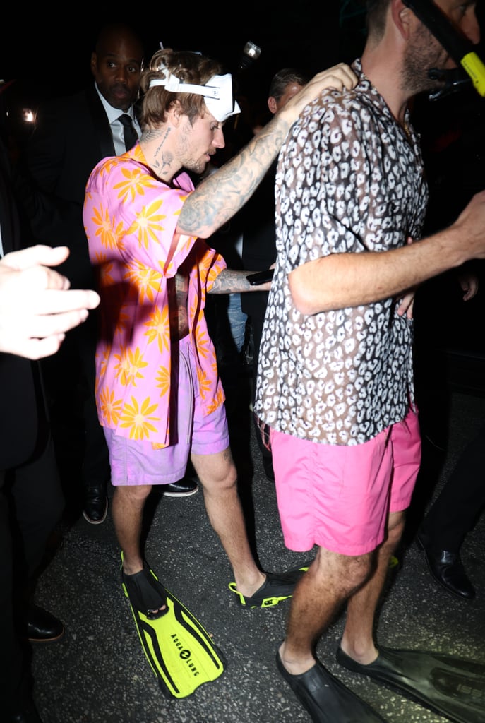 Justin Bieber's Flippers at the Casamigos Halloween Party