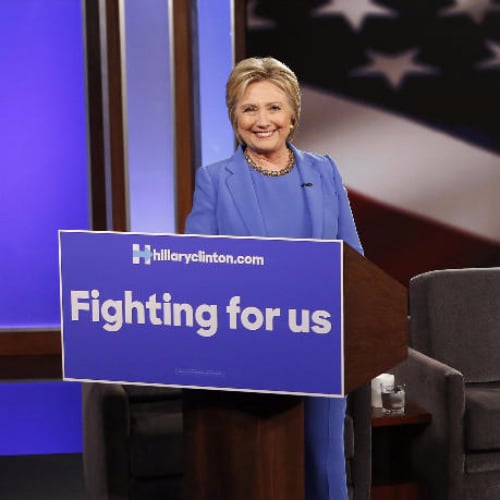 Jimmy Kimmel Mansplains to Hillary Clinton