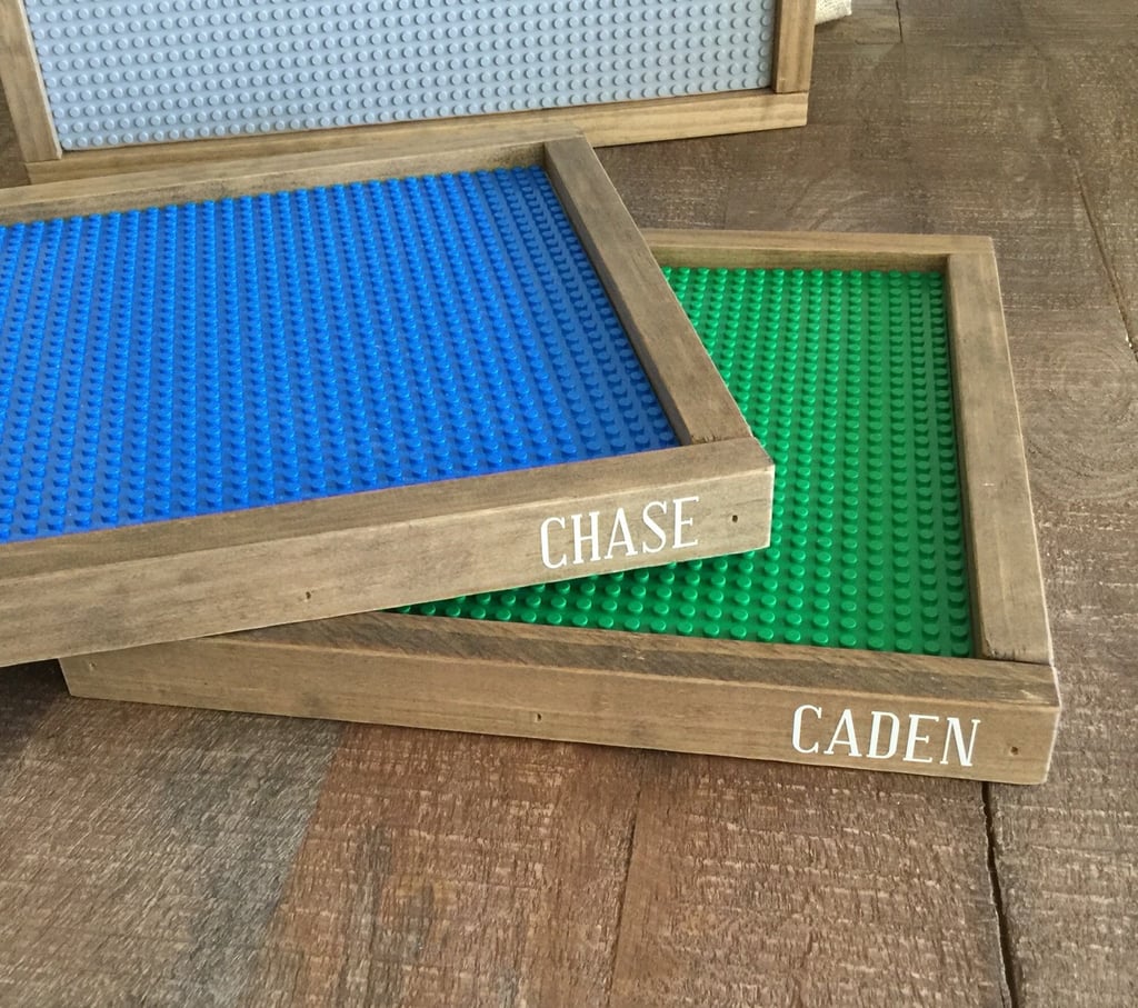 A Personalized Tray For Kids: Personalized Lego Tray