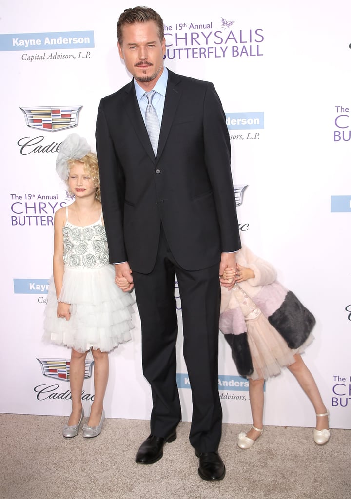 Eric Dane and Daughters at the Chrysalis Butterfly Ball 2016