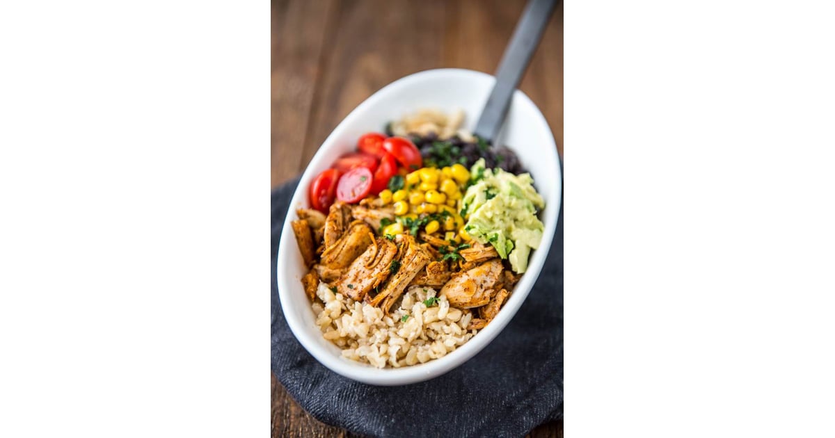 Chicken Burrito Bowls Instant Pot Recipes For Weight Loss POPSUGAR Fitness Photo 13
