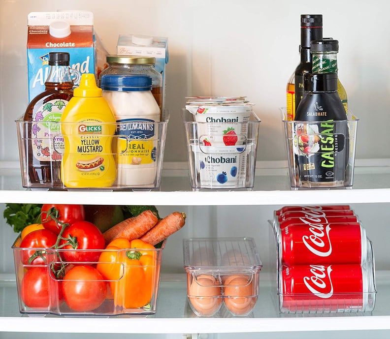 Refrigerator Stackable Storage Organizer Bins
