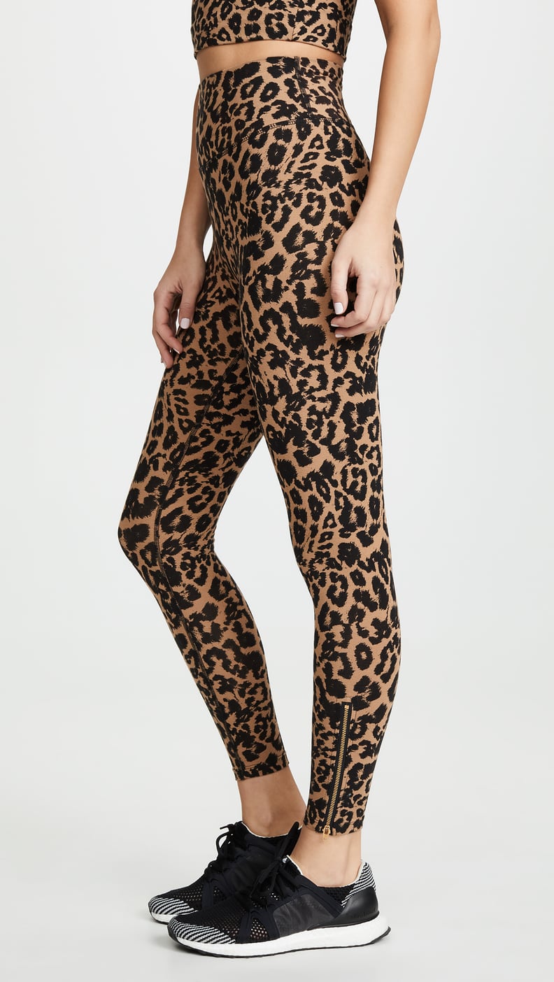 LNA Leopard Zipper Leggings