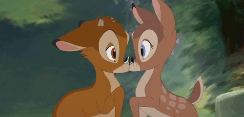Bambi And Faline Bambi Disney Kiss S Popsugar Love