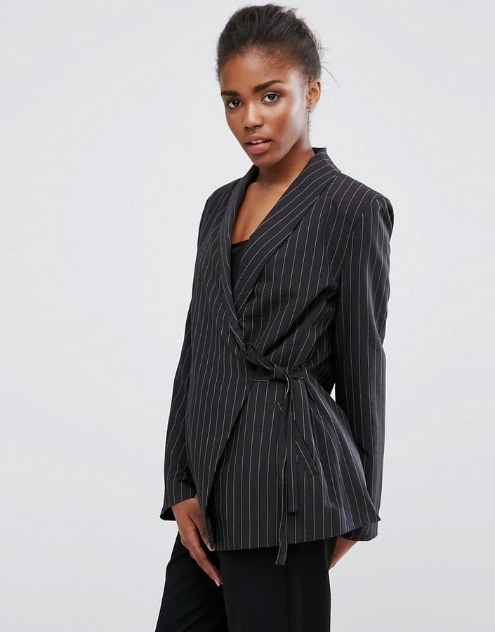 ASOS Minimum Wrap Blazer Blazers For Fall 2017 POPSUGAR Fashion Photo 13