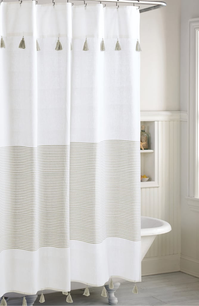 Peri Home Panama Stripe Shower Curtain