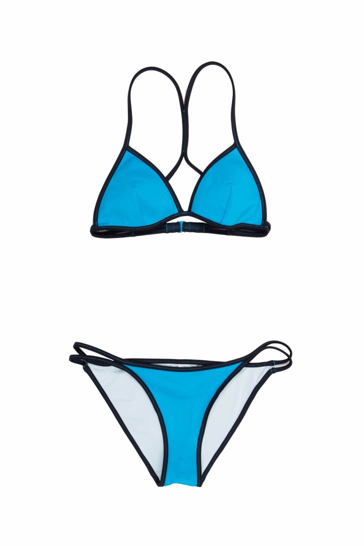 The Surf Teeny Triangle Top (29) and Surf Bikini Bottom (24