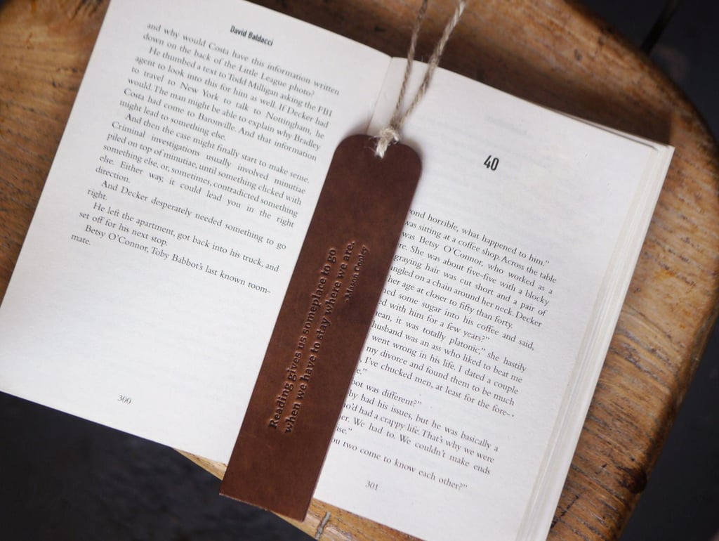 Leather Bookmark