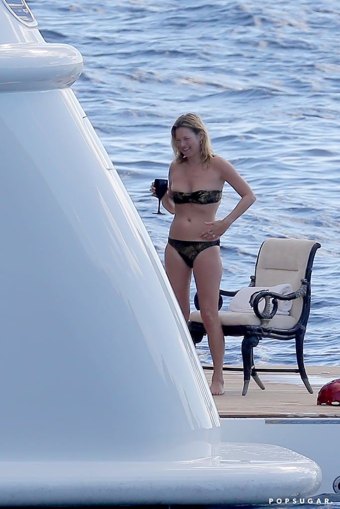 Kate Moss Wears a Bikini in St. Barts