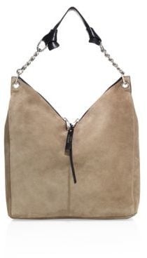 This Jimmy Choo Raven suede chain shoulder bag ($1,495) would be at home on any bohemian's arm.