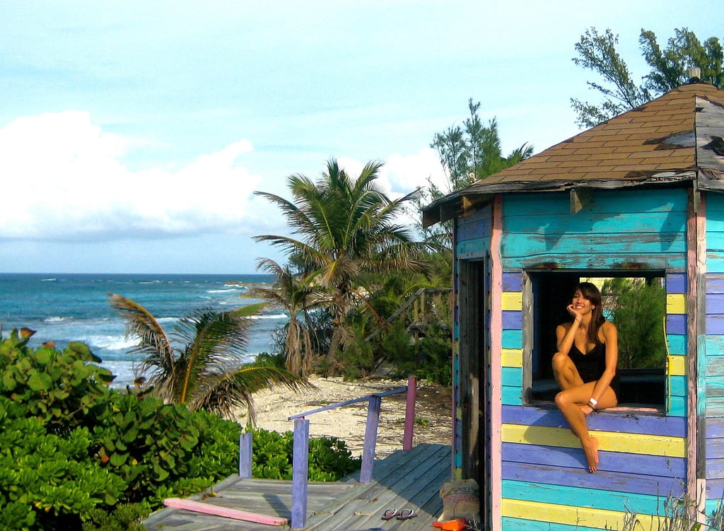 Finding inspiration on an island off the coast of Nassau, Bahamas.