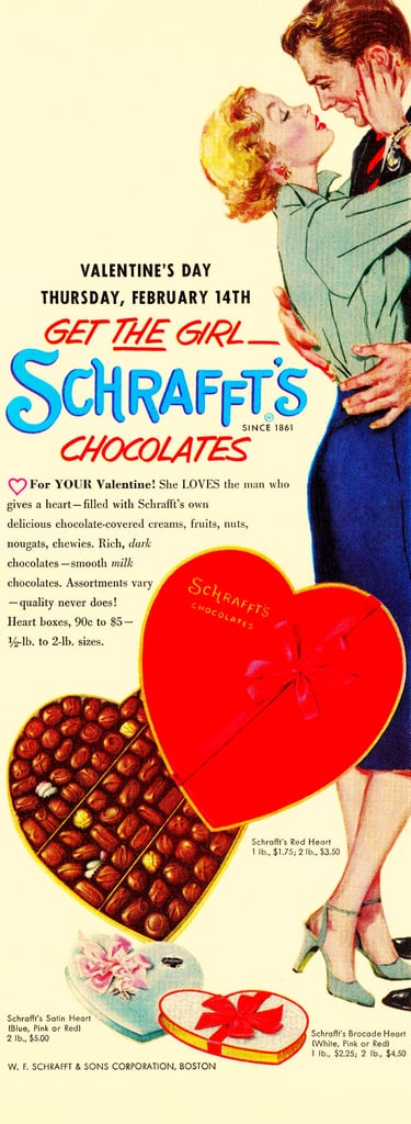 And apparently chocolate's the way to a woman's, er, heart.