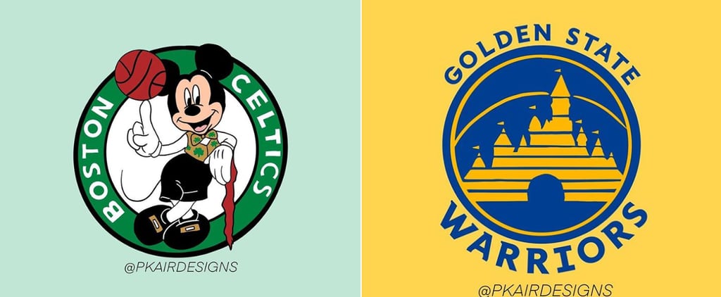 This Artist Reimagined NBA Logos With Disney Characters