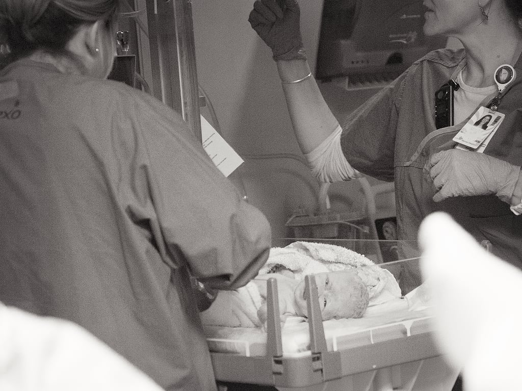 Photographs of Twin Birth