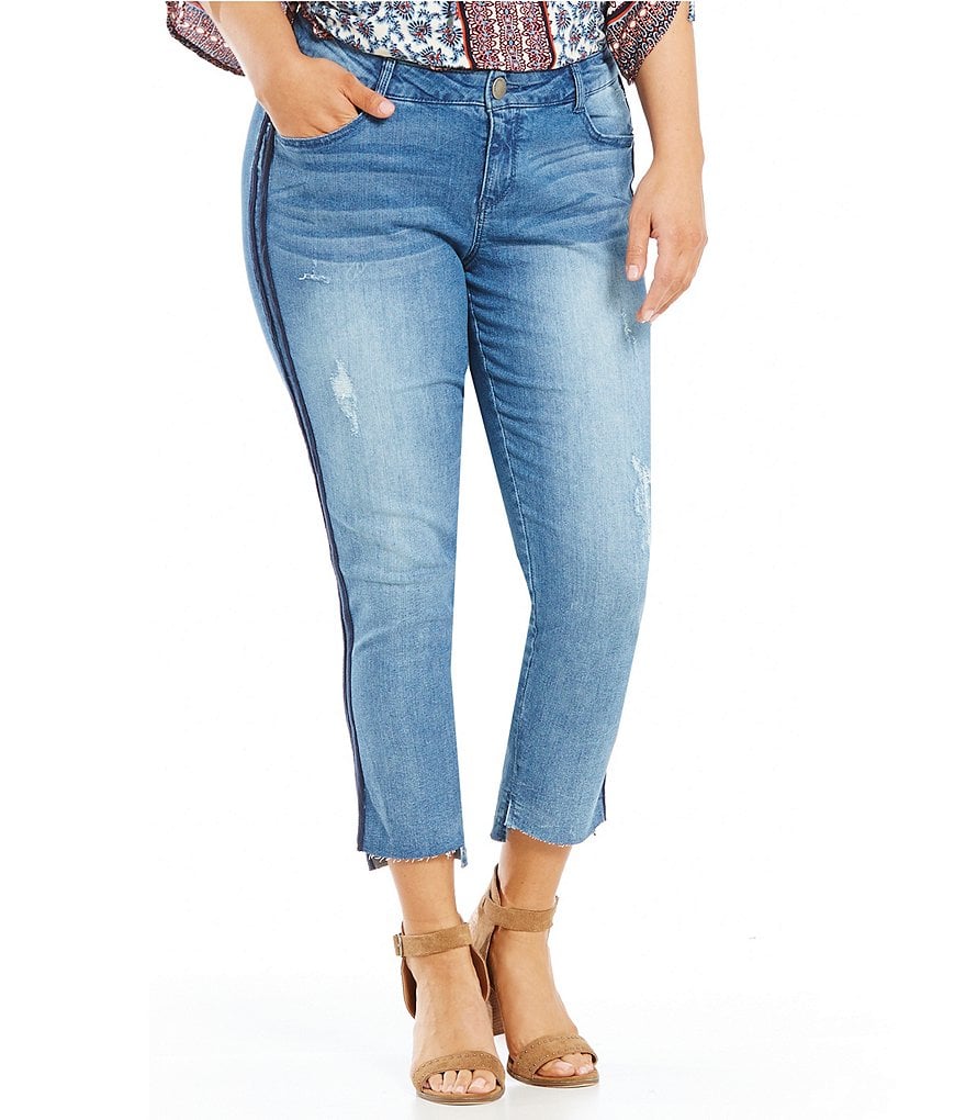 Democracy Plus Double Stripe Jeans Fall Denim Trends 2017 POPSUGAR