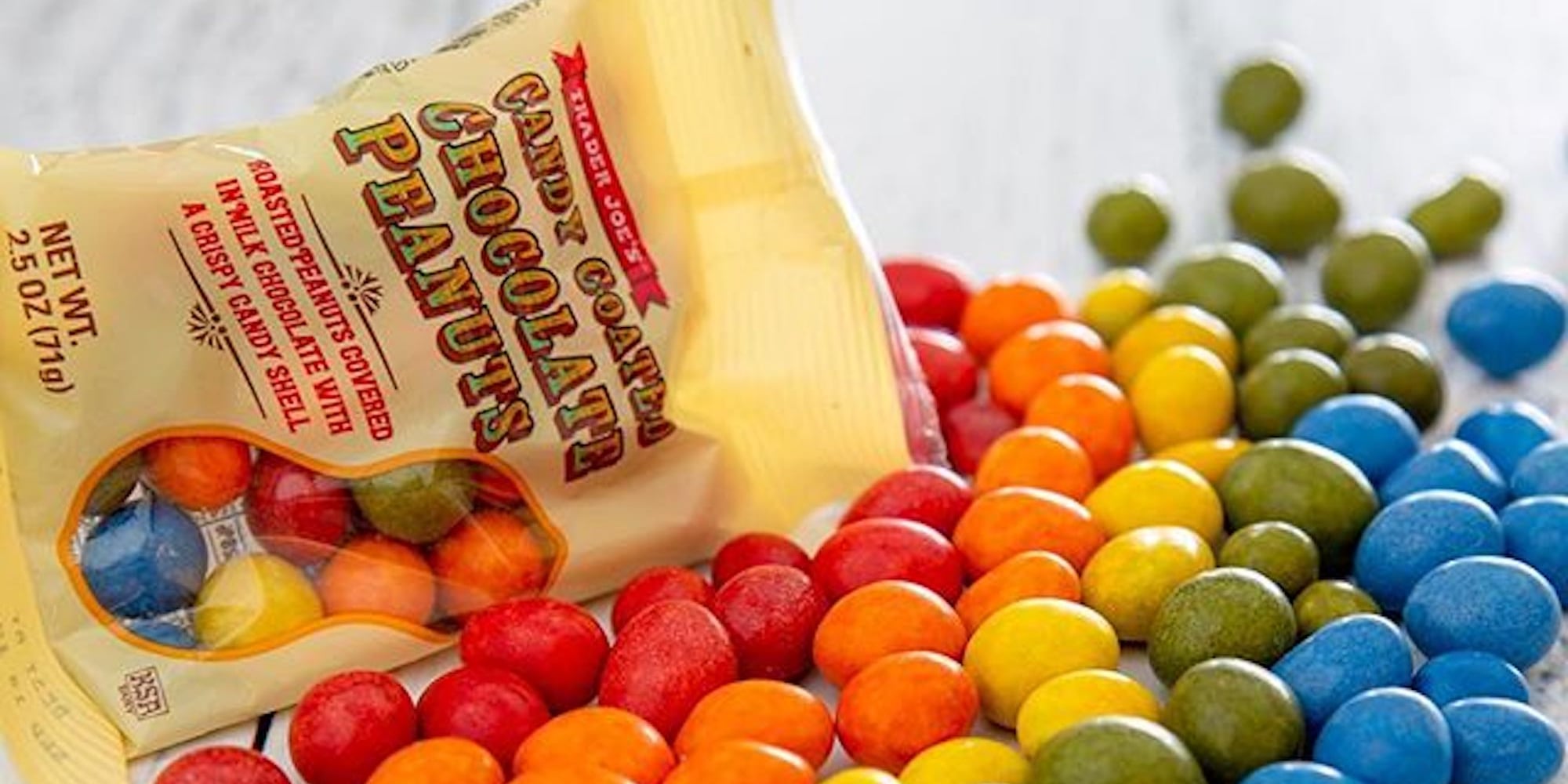 Trader Joe's CandyCoated Chocolate Peanuts POPSUGAR Food