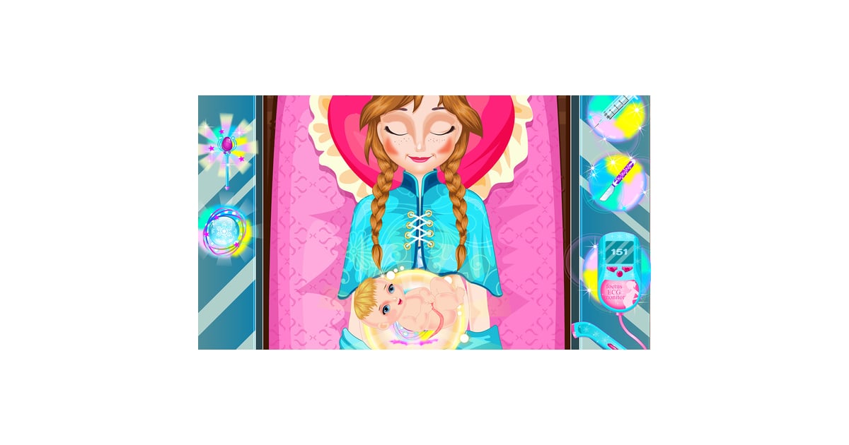 Frozen's Anna Gving Birth App POPSUGAR Tech