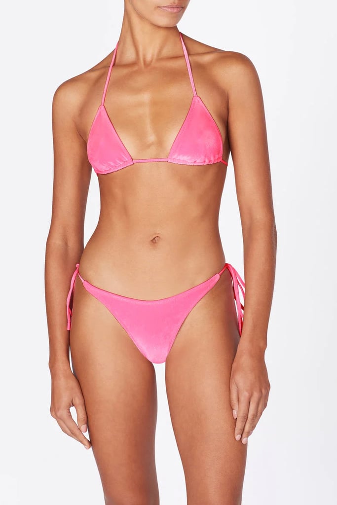 Triangl Vinca Momo Side-Tie Bikini in Velvet Pink