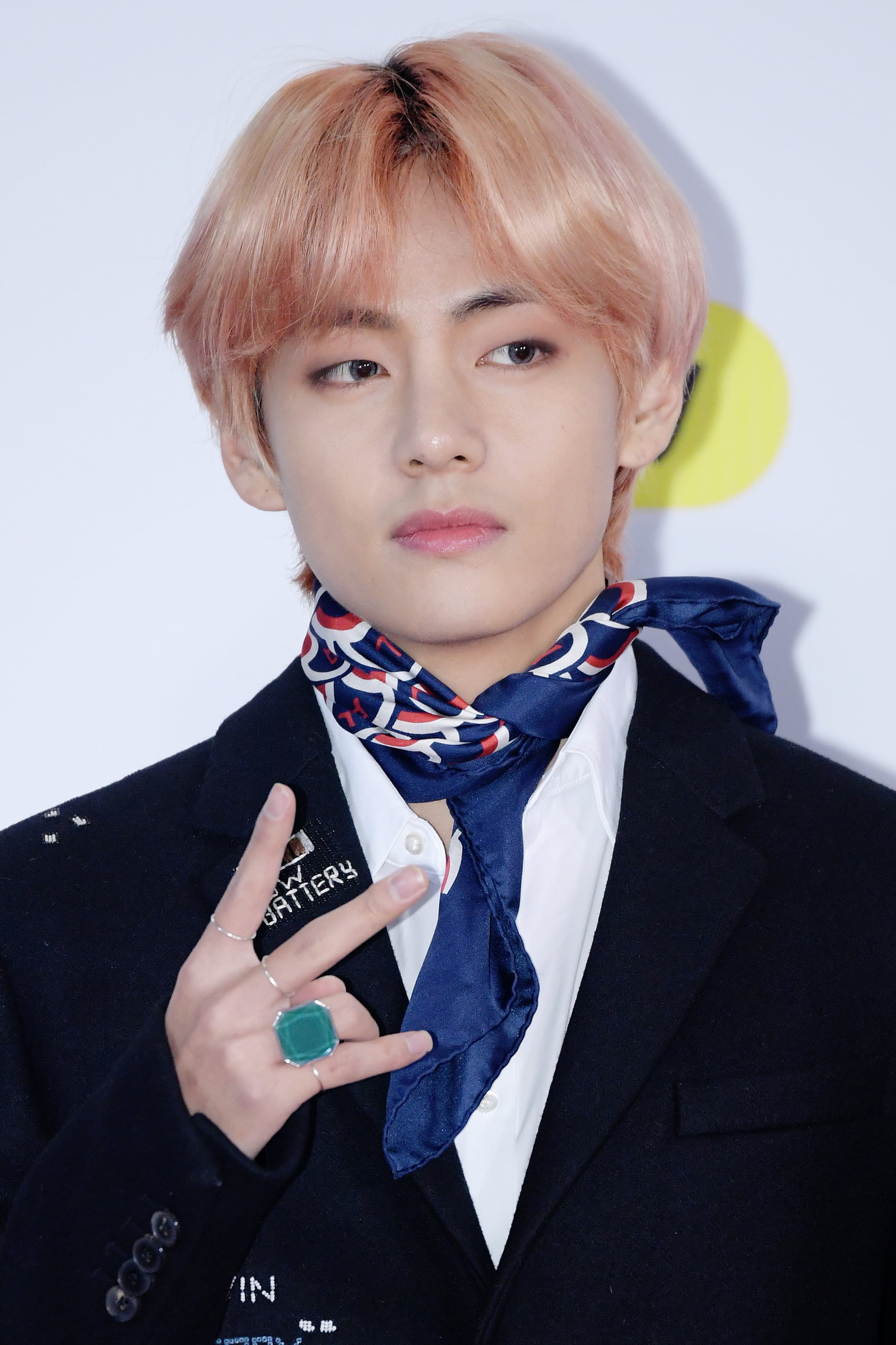  V of BTS attends the 2018 SBS Gayo Daejeon 'Battle of the Bands' at Gocheok Sky Dome on December 25, 2018 in Seoul, South Korea. (Photo by THE FACT/Imazins via Getty Images)