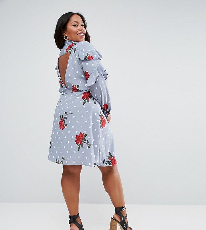 ASOS Ruffle Front Shirt Dress