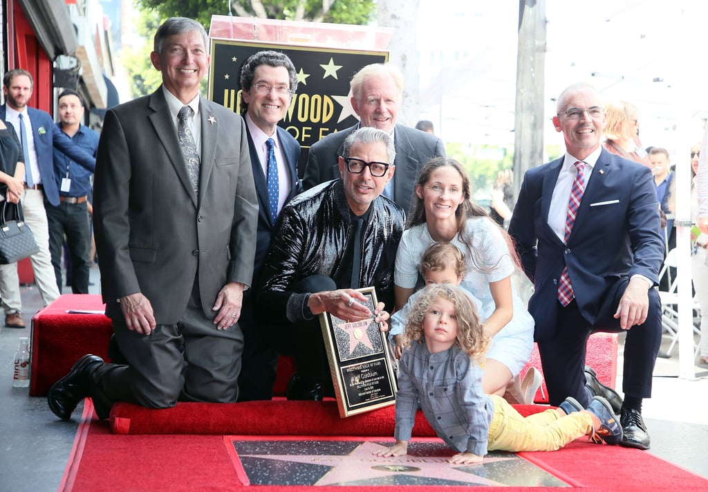 Jeff Goldblum and Family at Hollywood Walk of Fame Ceremony