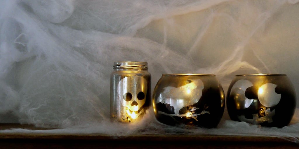 DIY Halloween Votives