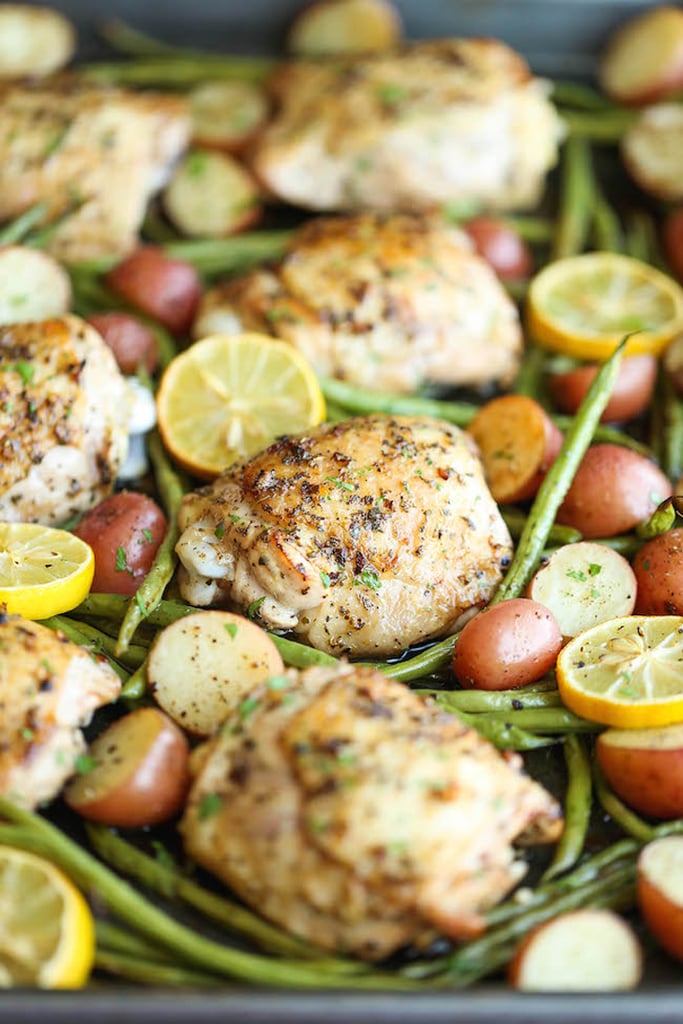 Greek Chicken With Green Beans and Potatoes