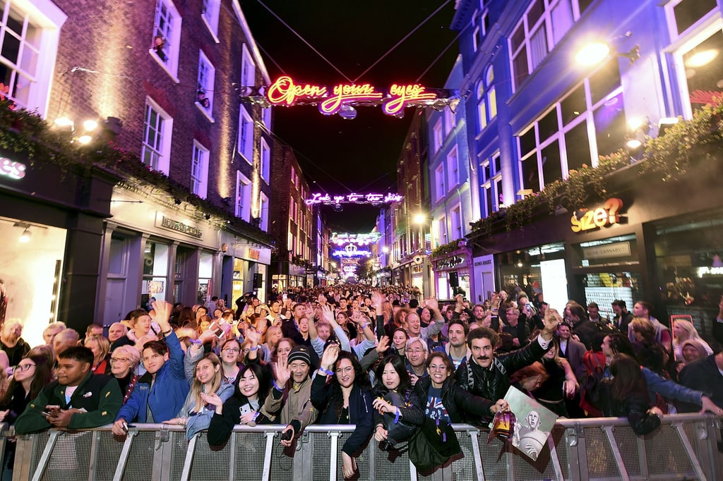 Queen Bohemian Rhapsody Lights on Carnaby Street in London