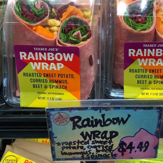 Trader Joe's Vegan Rainbow Wrap POPSUGAR Fitness