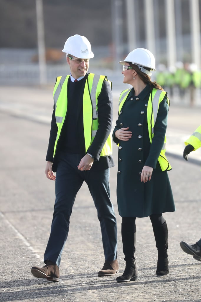 Kate Middleton and Prince William Sunderland February 2018
