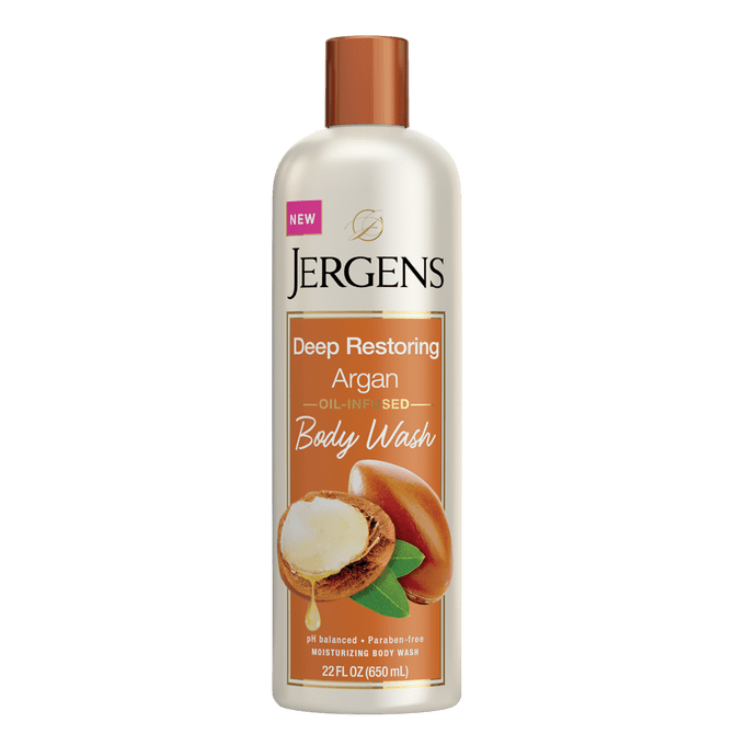 Jergens Argan OilInfused Body Wash Best Drugstore Beauty Products