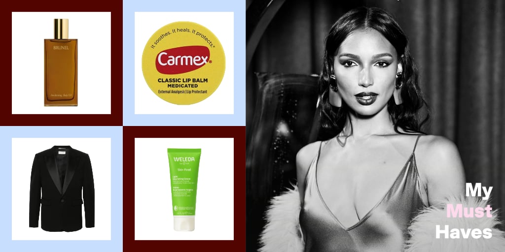 Jasmine Tookes Shares Her Must Haves, Including Her Viral Body Oil and a $2 Lip Balm