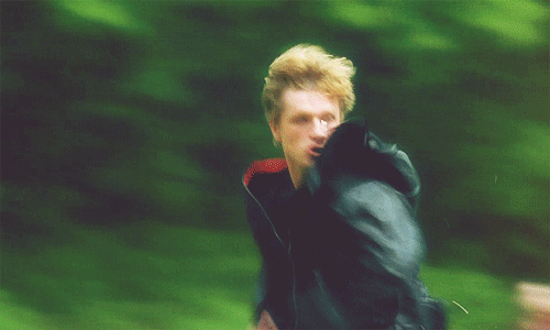 When he runs, like, SO fast.