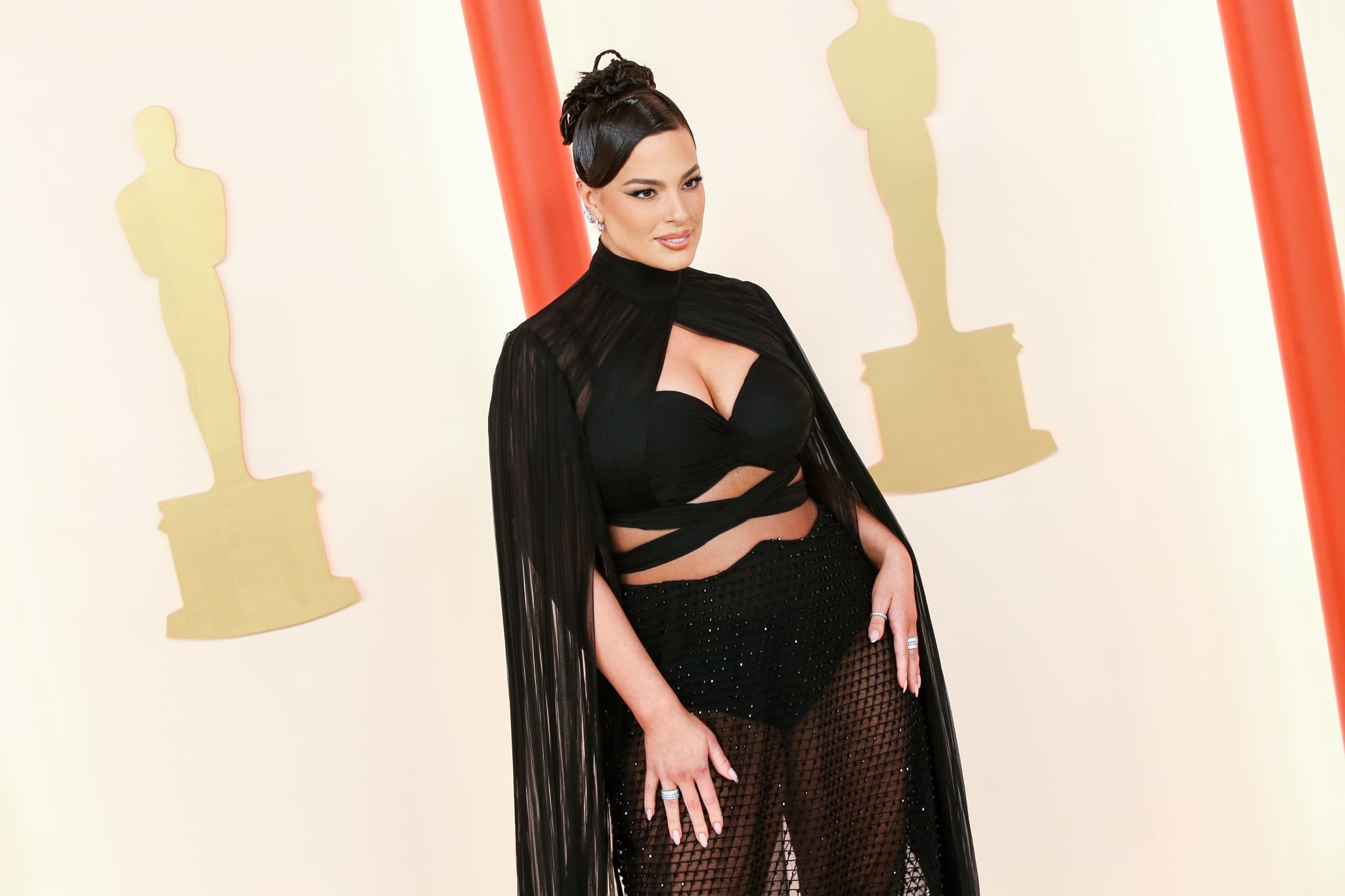 Ashley Graham at the 95th Annual Academy Awards held at Ovation Hollywood on March 12, 2023 in Los Angeles, California. (Photo by Lexie Moreland/WWD via Getty Images)