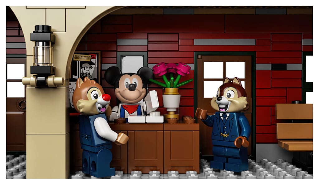 The Desk Inside the Lego Disney Train Station