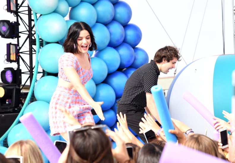 Lucy Hale and David Dobrik at the Teen Choice Awards 2019