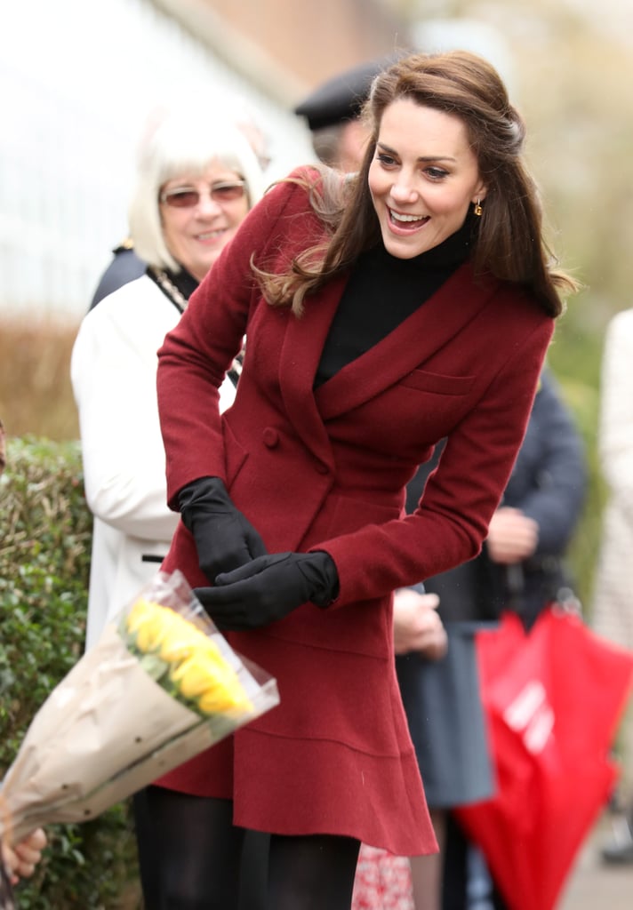 Kate Middleton in Caerphilly, Wales, February 2017