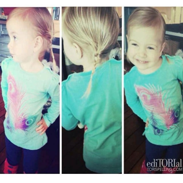 Hattie McDermott sported braids for the very first time.
Source: Instagram user torianddean