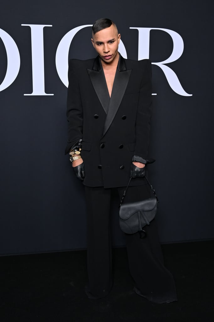 Olivier Rousteing at the Dior Homme Menswear Fall 2023 Show