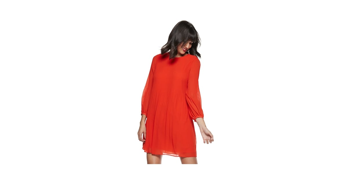 Nine West Crystal-Pleated Shift Dress | Ciara Is the Face of Nine West ...