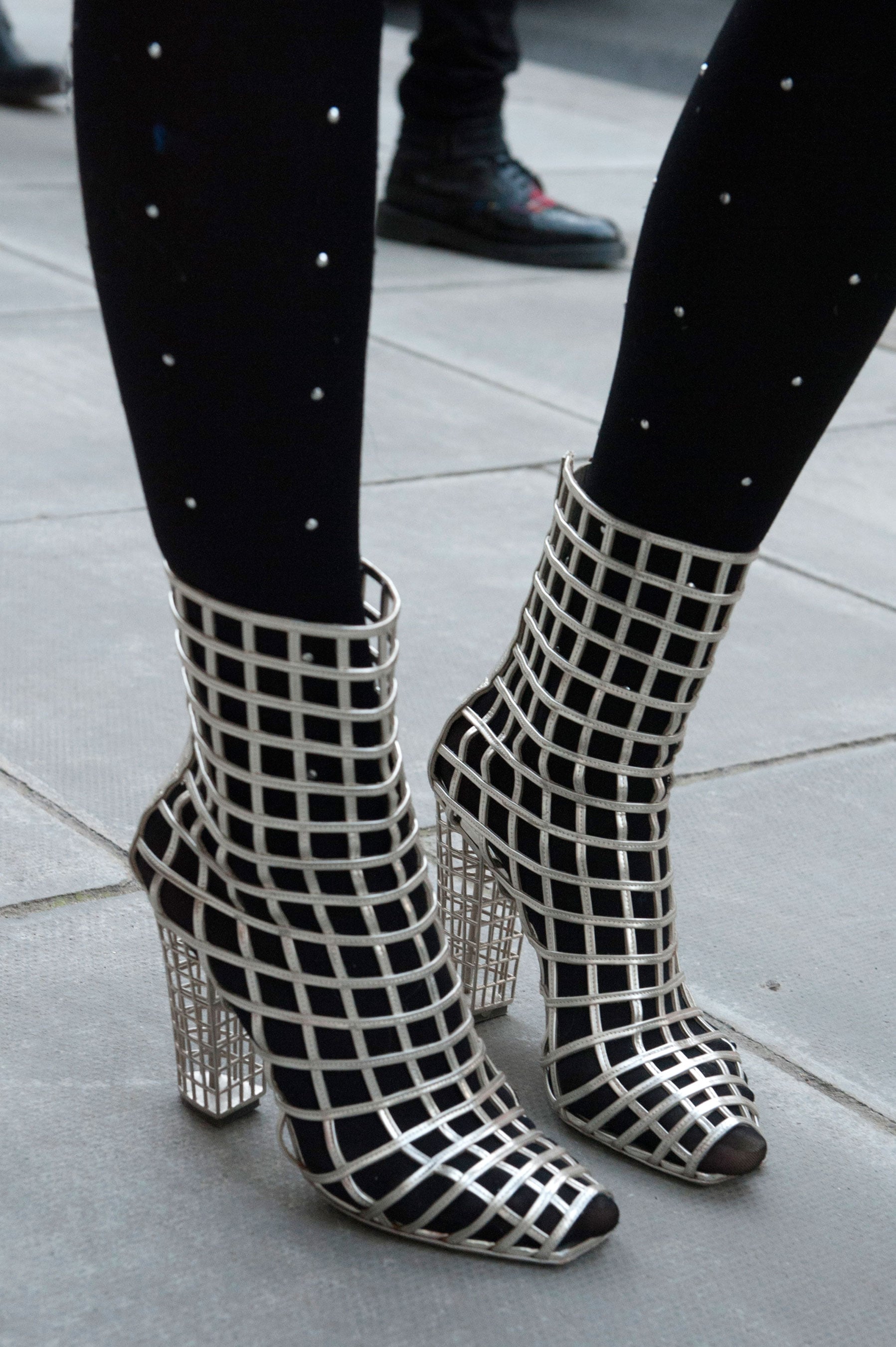 ysl cage boots